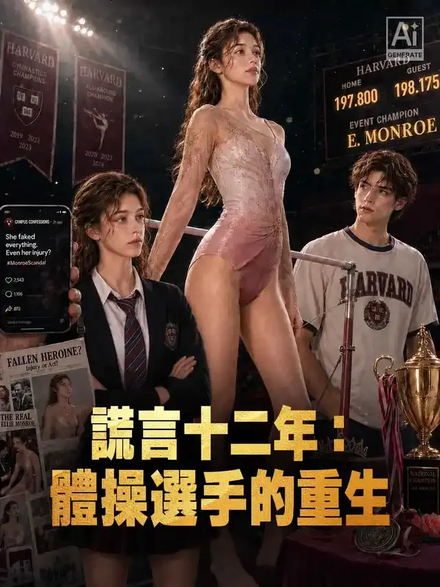 《謊言十二年：體操選手的重生》封面