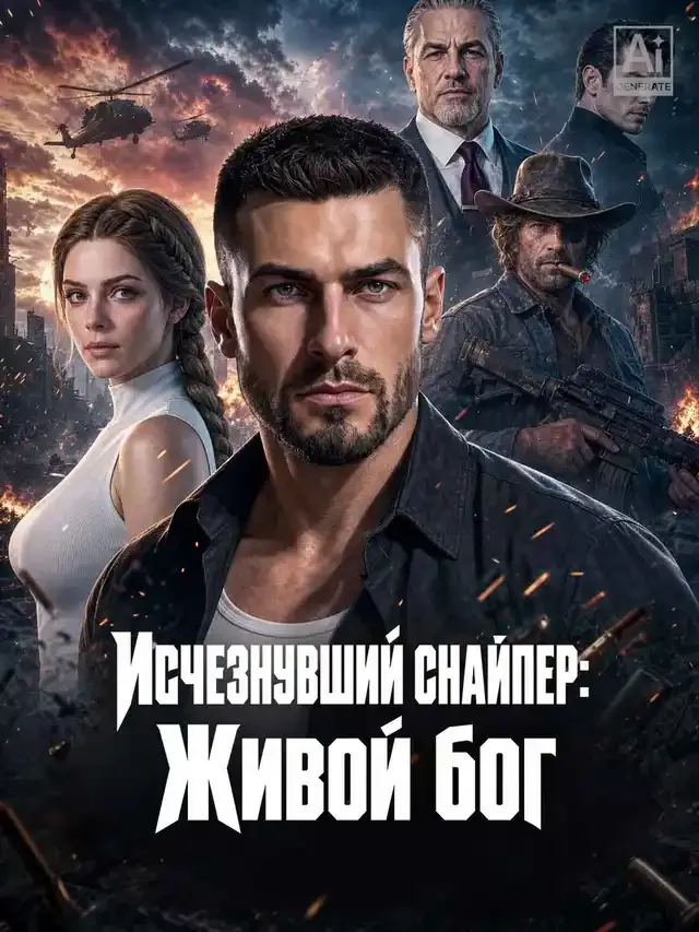 Обложка «Исчезнувший снайпер: Живой бог»
