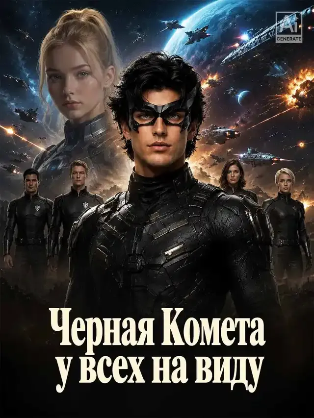 Обложка «Черная Комета у всех на виду»