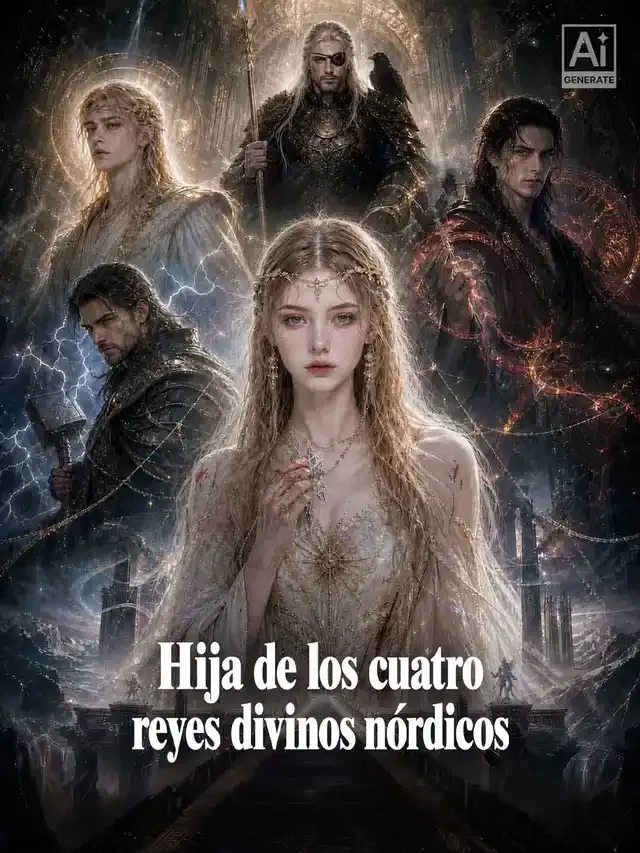 Portada de Hija de los cuatro reyes divinos nórdicos