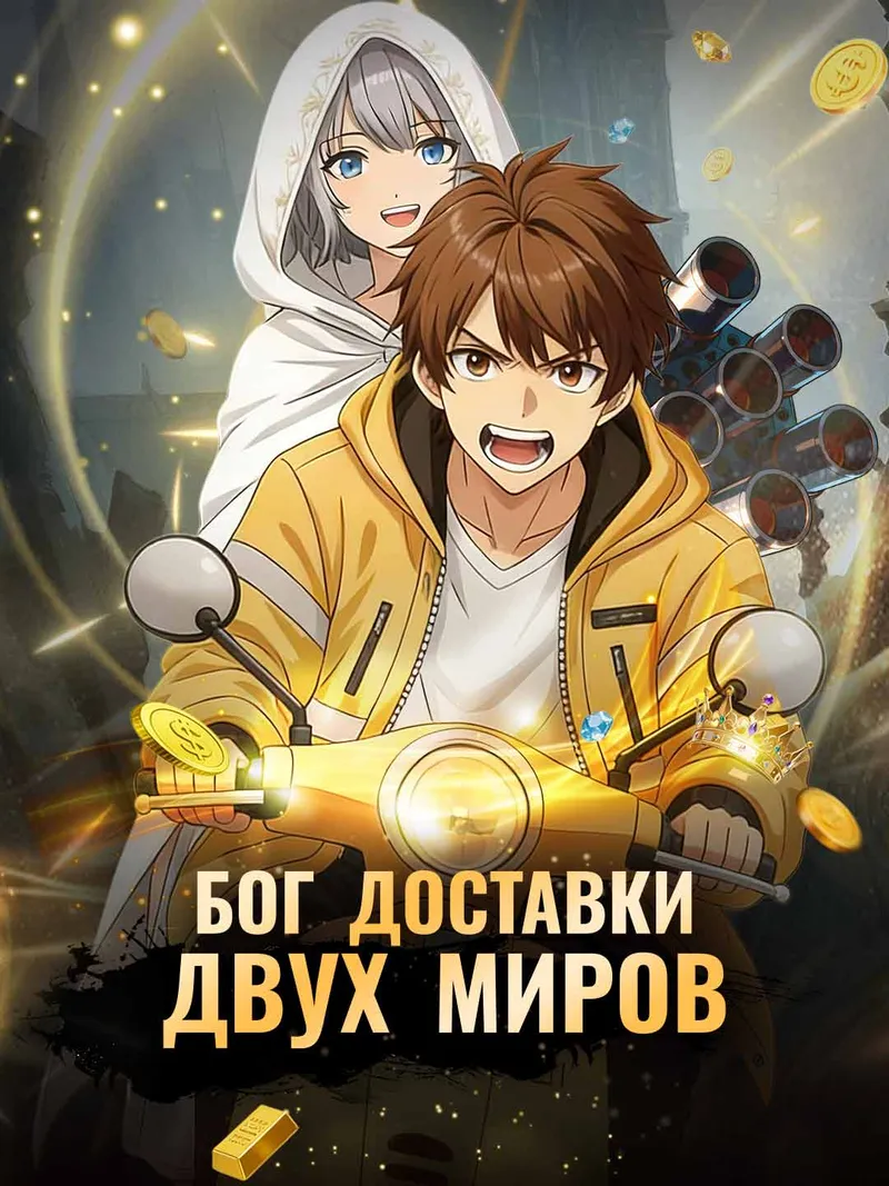 Обложка «Бог доставки двух миров»