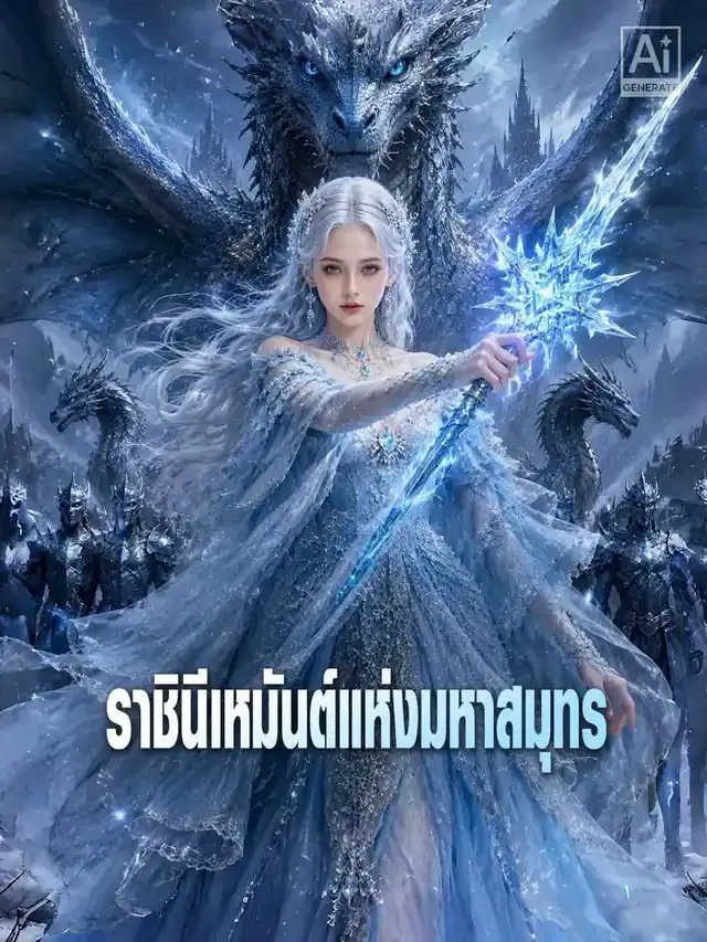 หน้าปกราชินีเหมันต์แห่งมหาสมุทร