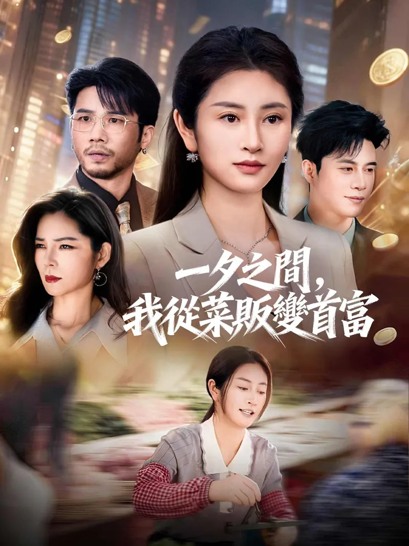 《一夕之間，我從菜販變首富》封面