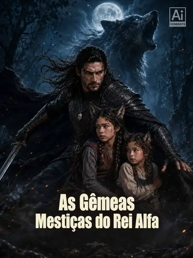 Capa de As Gêmeas Mestiças do Rei Alfa