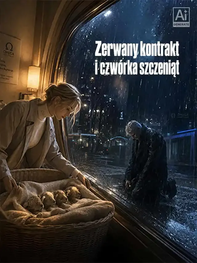 Okładka Zerwany kontrakt i czwórka szczeniąt
