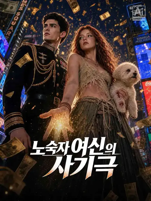 노숙자 여신의 사기극 표지