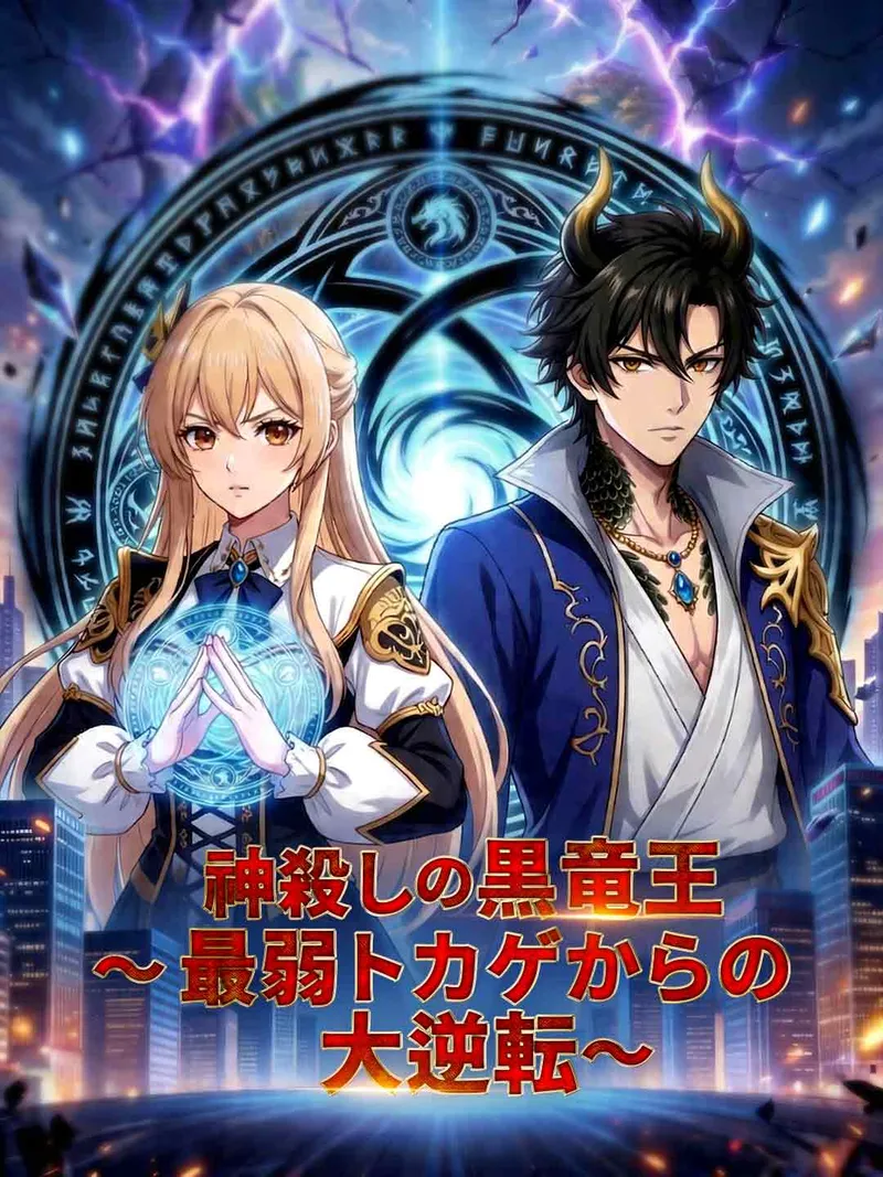 「神殺しの黒竜王〜最弱トカゲからの大逆転〜」のカバー画像