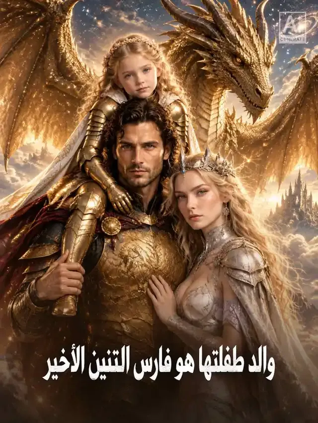 غلاف والد طفلتها هو فارس التنين الأخير
