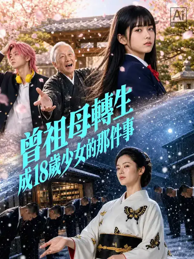 《曾祖母轉生成18歲少女的那件事》封面