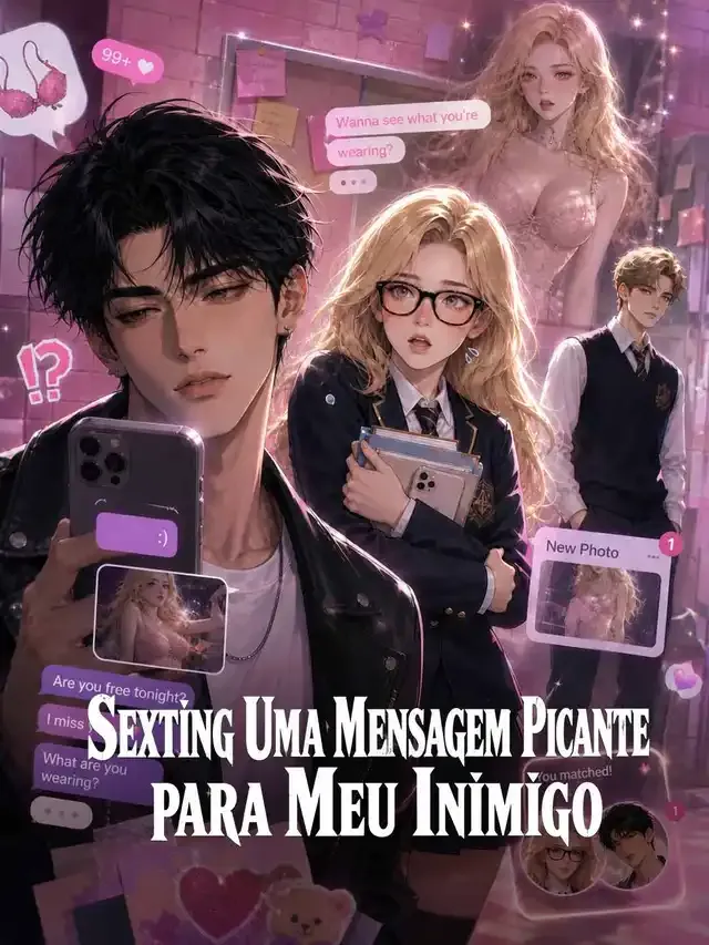 Capa de Sexting Uma Mensagem Picante para Meu Inimigo