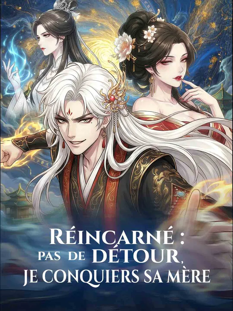 Couverture de Réincarné : pas de détour, je conquiers sa mère