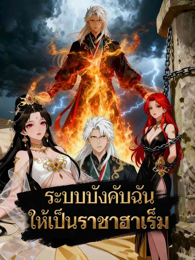 หน้าปกระบบบังคับฉันให้เป็นราชาฮาเร็ม