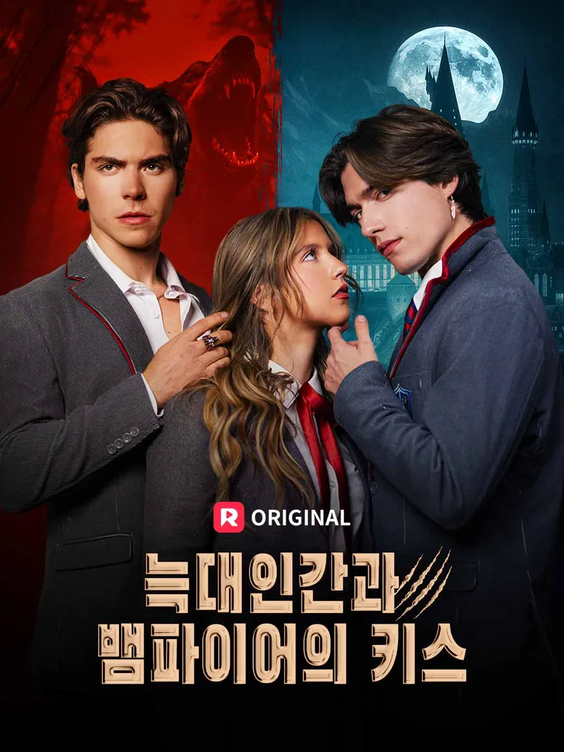 늑대인간과 뱀파이어의 키스 표지