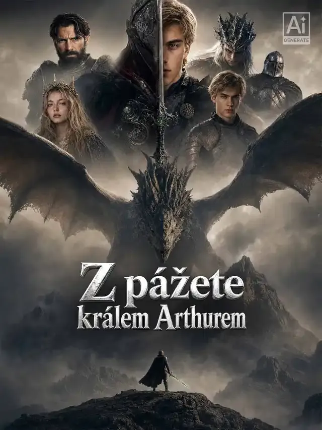 Obálka Z pážete králem Arthurem