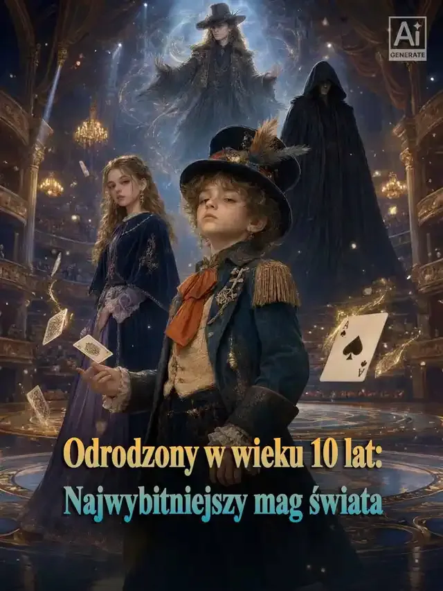 Okładka Odrodzony w wieku 10 lat: Najwybitniejszy mag świata