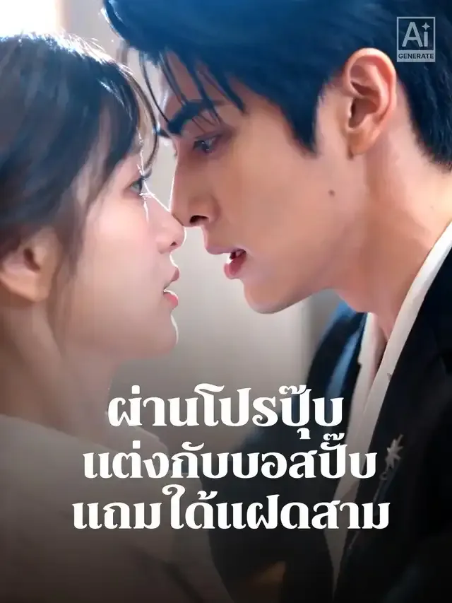 หน้าปกผ่านโปรปุ๊บ แต่งกับบอสปั๊บ แถมได้แฝดสาม