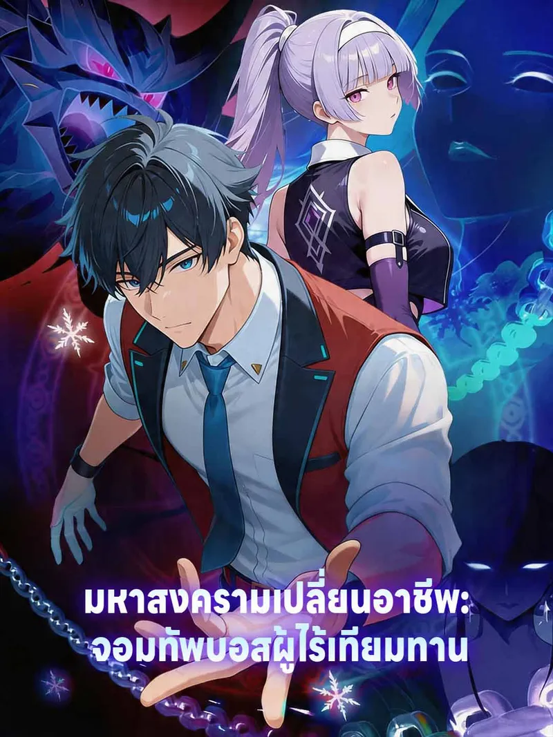 หน้าปกมหาสงครามเปลี่ยนอาชีพ: จอมทัพบอสผู้ไร้เทียมทาน