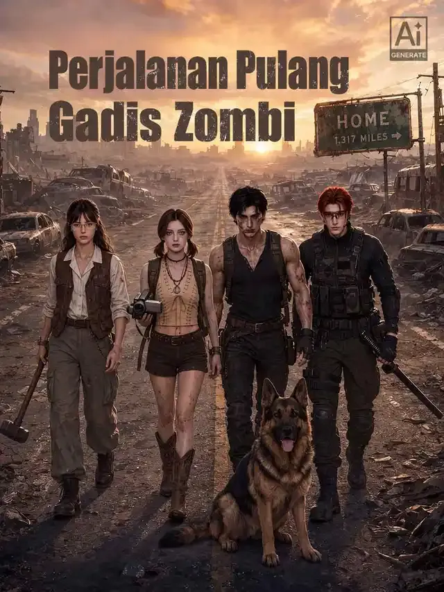 Sampul Perjalanan Pulang Gadis Zombi