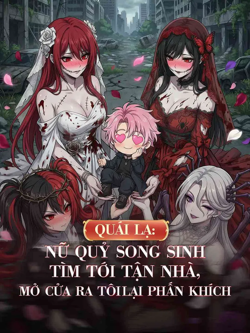 Ảnh bìa Quái Lạ: Nữ Quỷ Song Sinh Tìm Tới Tận Nhà, Mở Cửa Ra Tôi Lại Phấn Khích