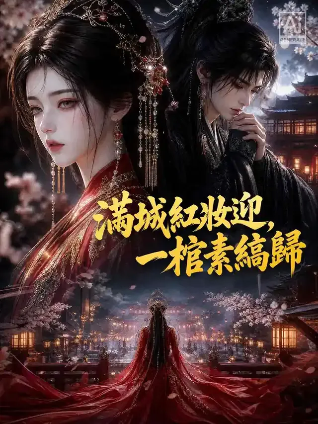 《滿城紅妝迎，一棺素縞歸》封面