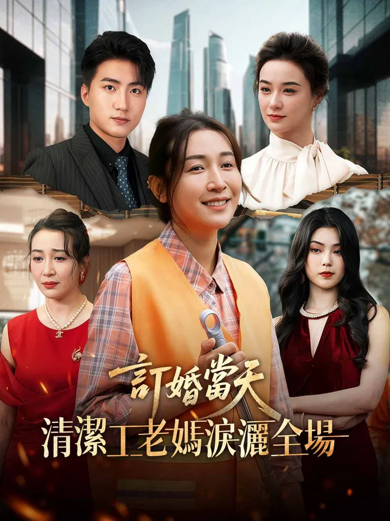 《訂婚當天清潔工老媽淚灑全場》封面