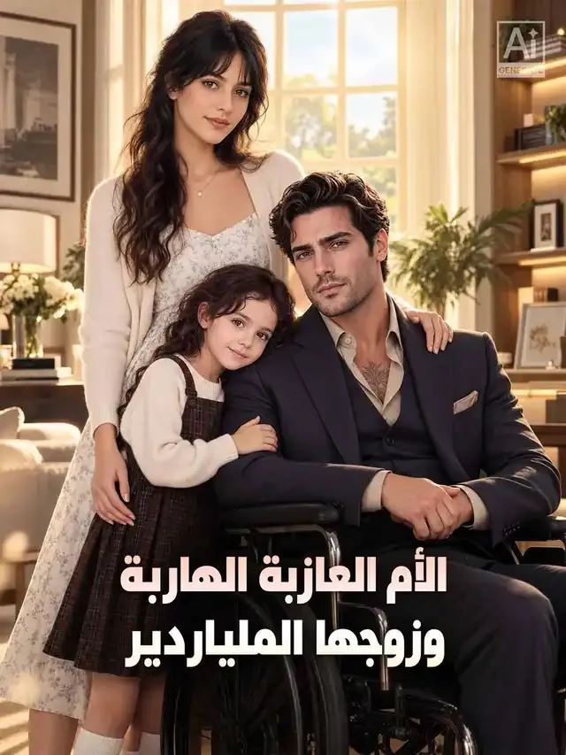 غلاف الأم العازبة الهاربة وزوجها الملياردير