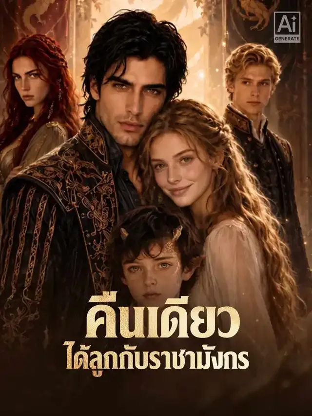 หน้าปกคืนเดียวได้ลูกกับราชามังกร