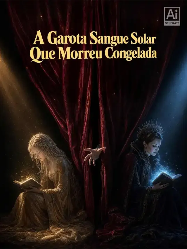 Capa de A Garota Sangue Solar Que Morreu Congelada