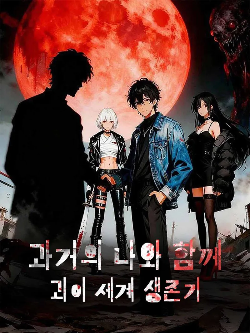 과거의 나와 함께 괴이 세계 생존기 표지