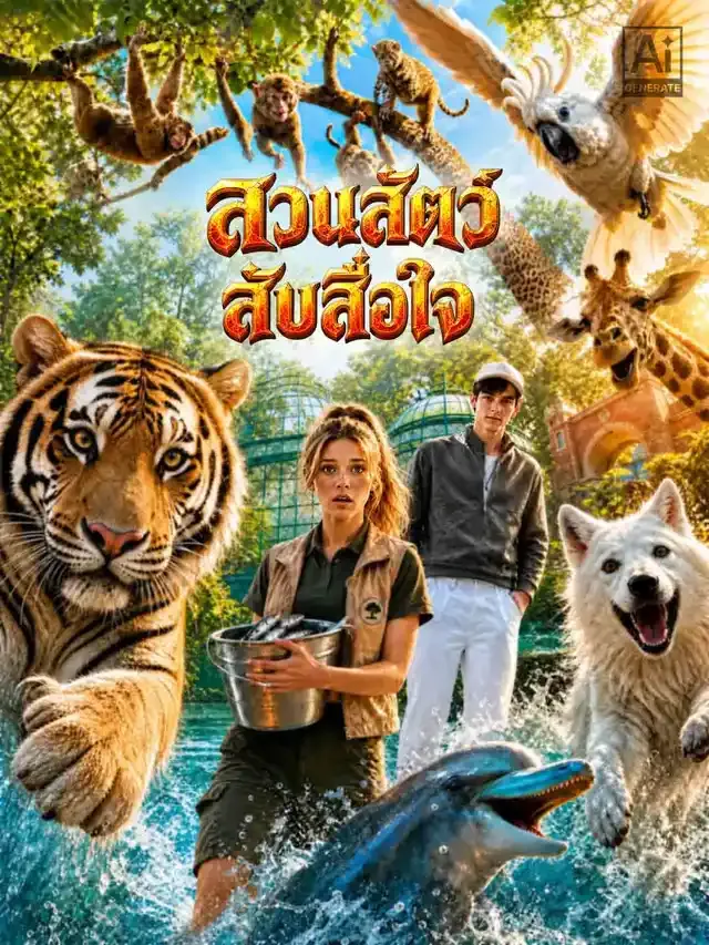 หน้าปกสวนสัตว์ลับสื่อใจ