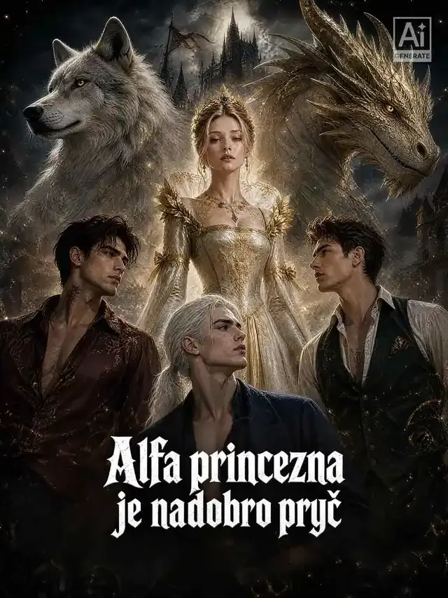 Obálka Alfa princezna je nadobro pryč