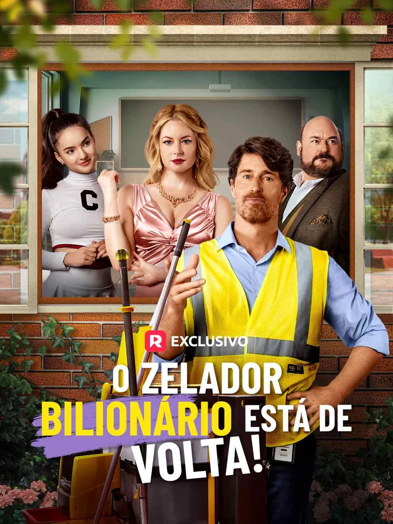 Capa de O zelador bilionário está de volta!