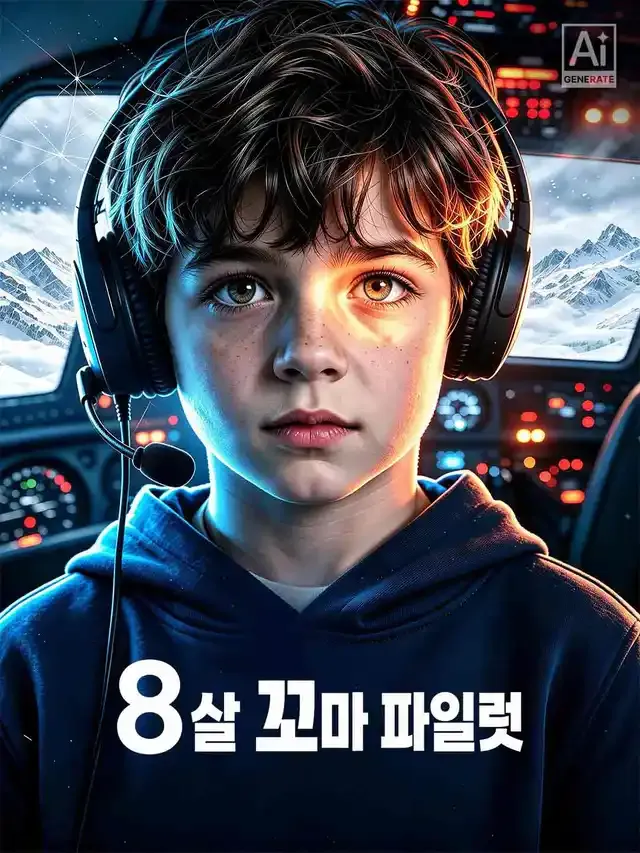 8살 꼬마 파일럿 표지