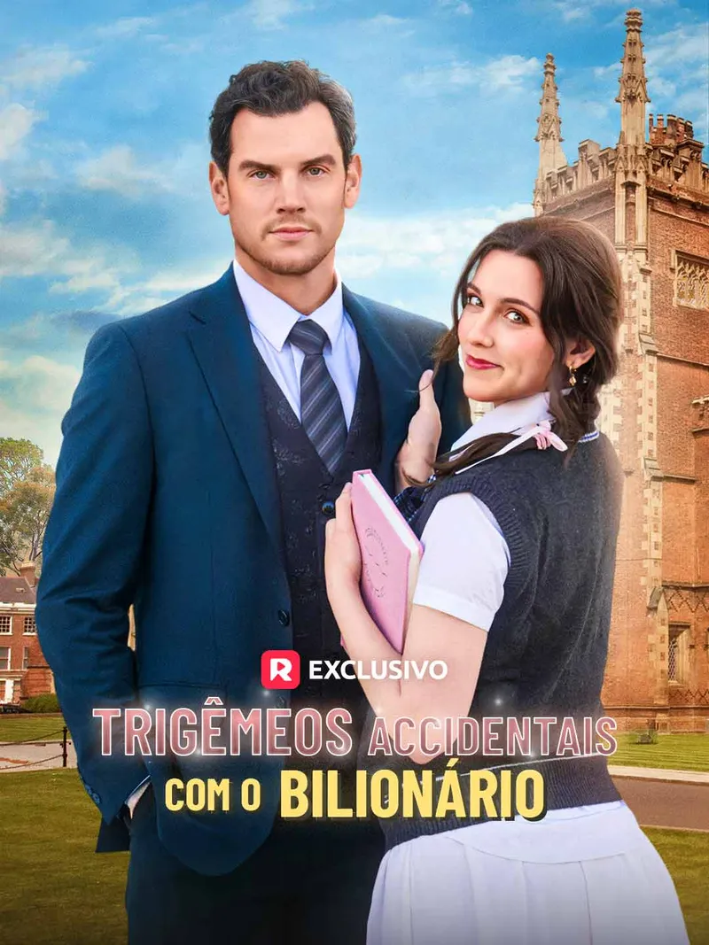 Capa de Trigêmeos Accidentais com o Bilionário