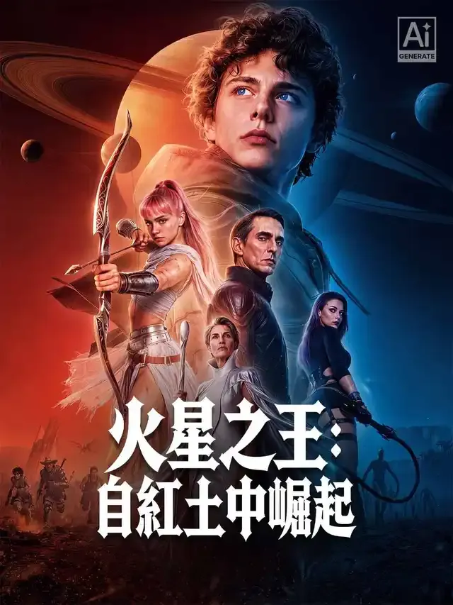 《火星之王：自紅土中崛起》封面