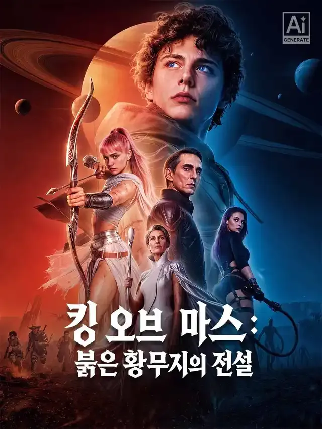 킹 오브 마스 : 붉은 황무지의 전설 표지