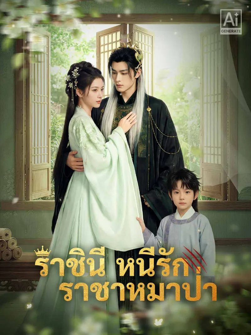 หน้าปกราชินีหนีรักราชาหมาป่า