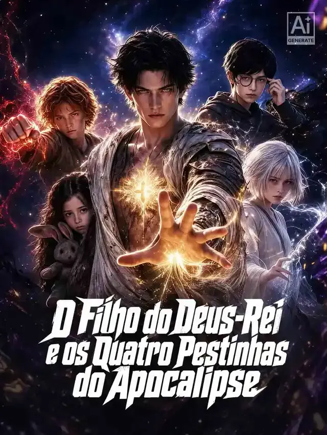 Capa de O Filho do Deus-Rei e os Quatro Pestinhas do Apocalipse