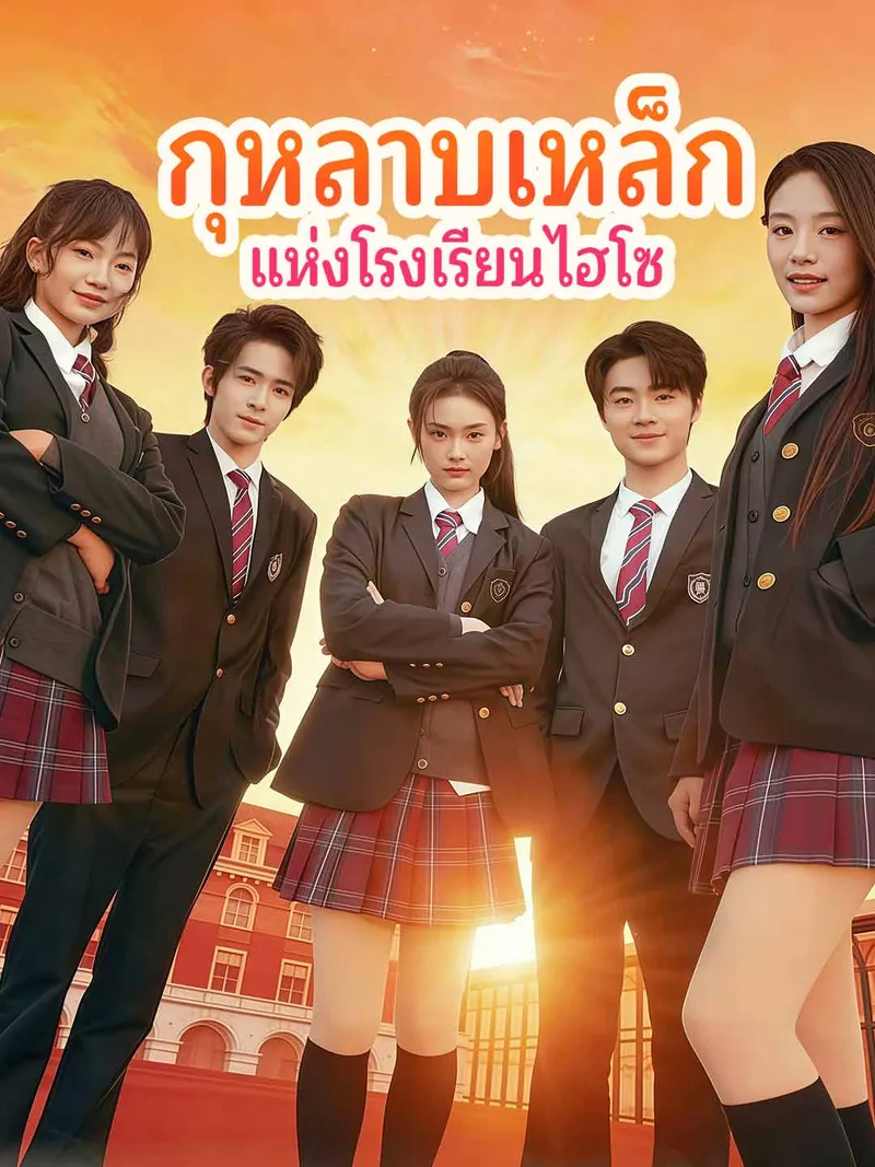 หน้าปกกุหลาบเหล็ก แห่งโรงเรียนไฮโซ