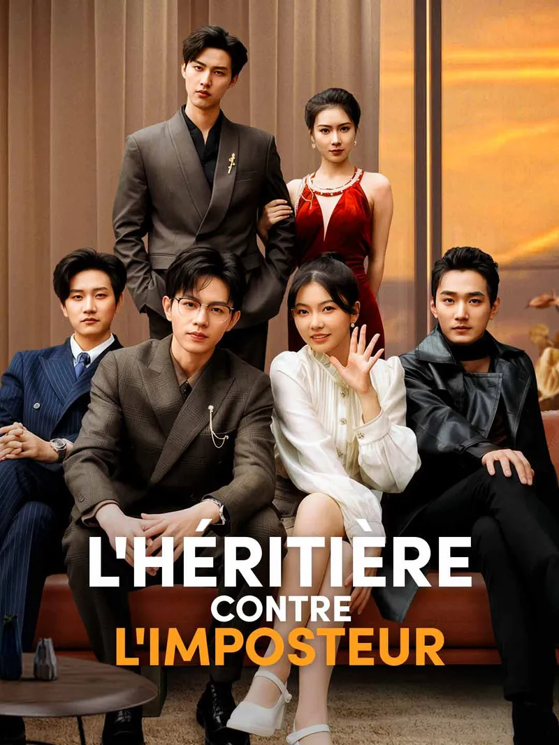 Couverture de L'héritière contre l'imposteur
