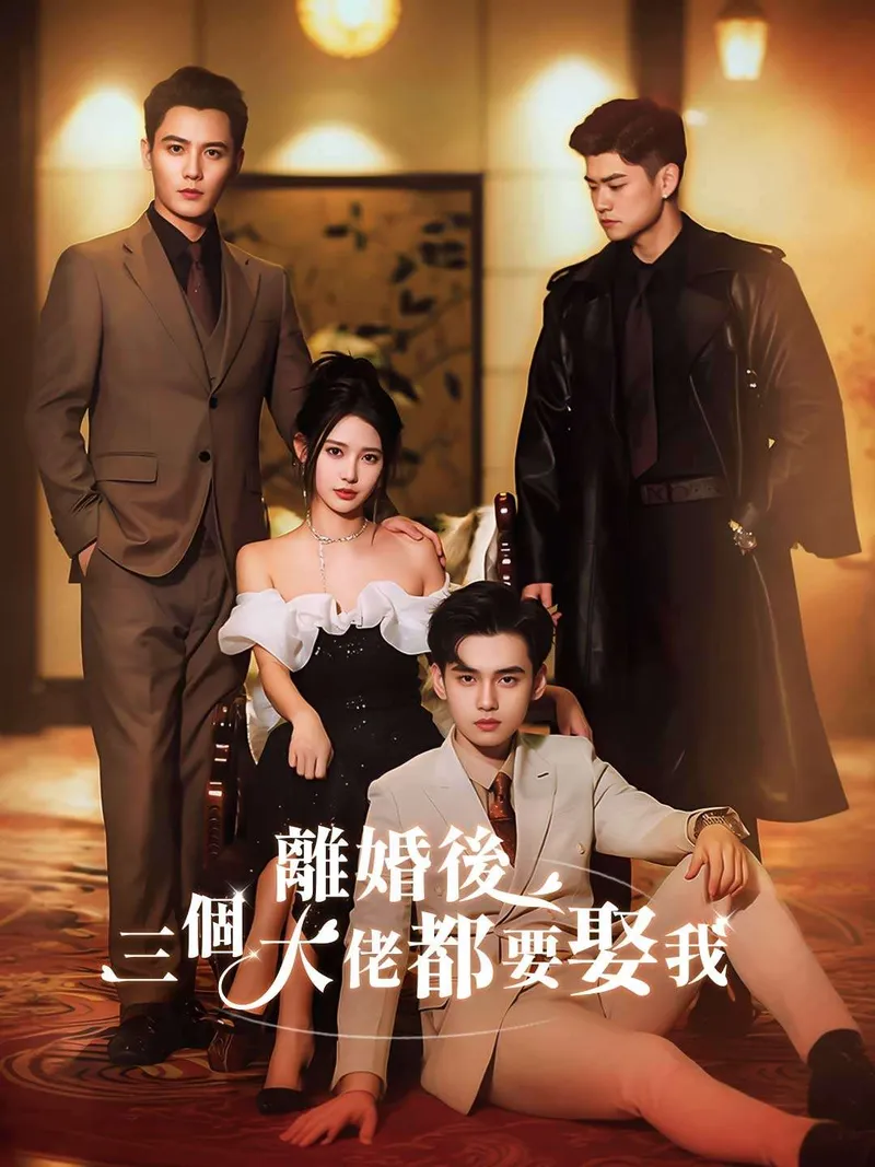 《離婚後，三個大佬都要娶我》封面