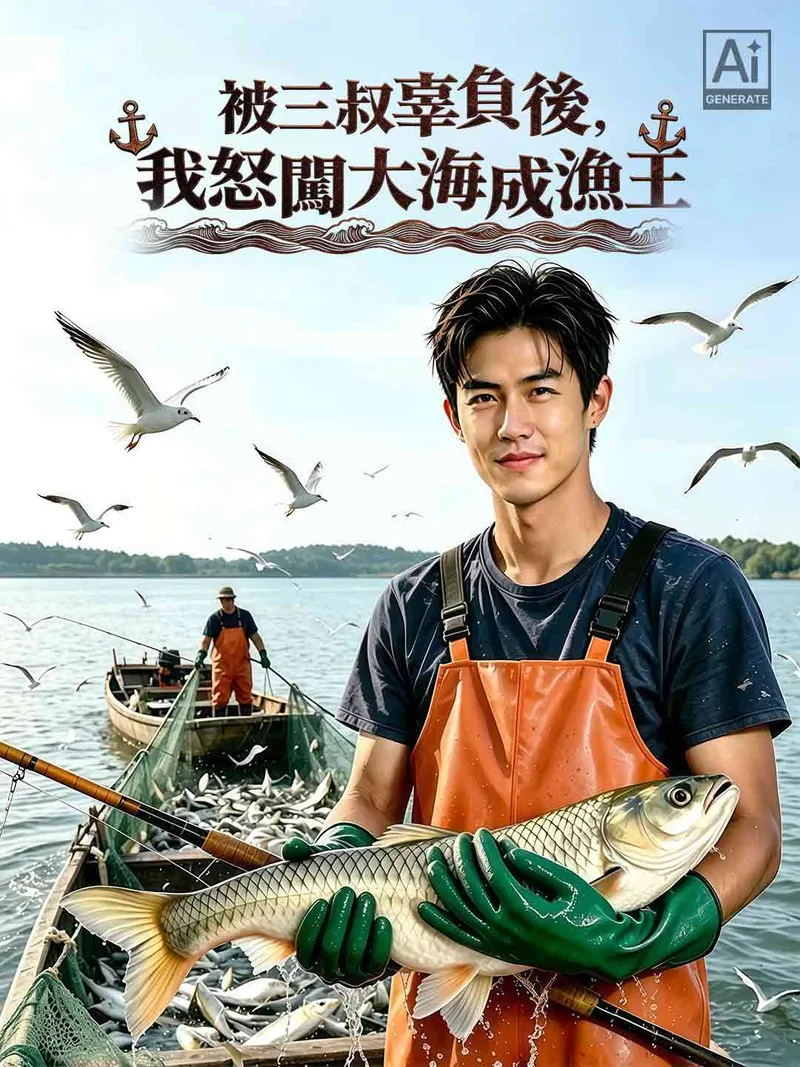 《被三叔辜負後，我怒闖大海成漁王》封面