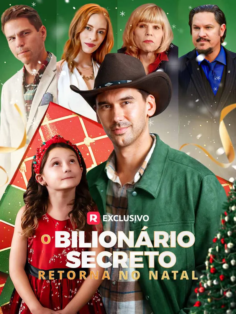 Capa de O Bilionário Secreto Retorna no Natal