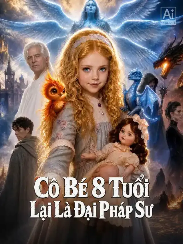 Ảnh bìa Cô Bé 8 Tuổi Lại Là Đại Pháp Sư