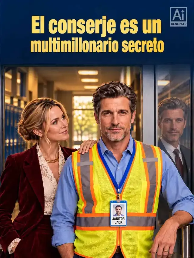Portada de El conserje es un multimillonario secreto