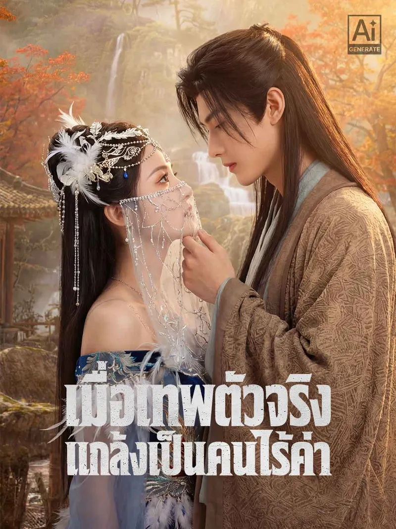 หน้าปก(พากย์) เมื่อเทพตัวจริงแกล้งเป็นคนไร้ค่า