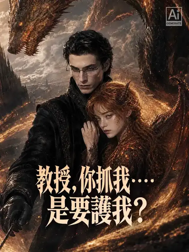 《教授，你抓我⋯⋯是要護我？》封面