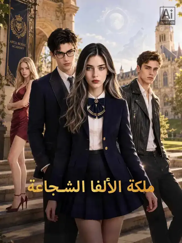 غلاف ملكة الألفا الشجاعة