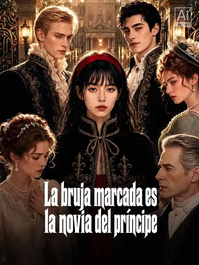 Portada de La bruja marcada es la novia del príncipe