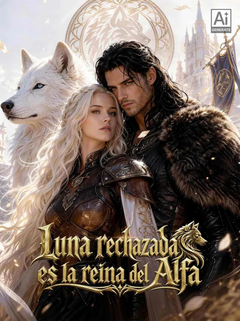 Portada de Luna rechazada es la reina del Alfa